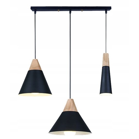 Lustra EGO-SCANDI CP, E27, Negru, 220V