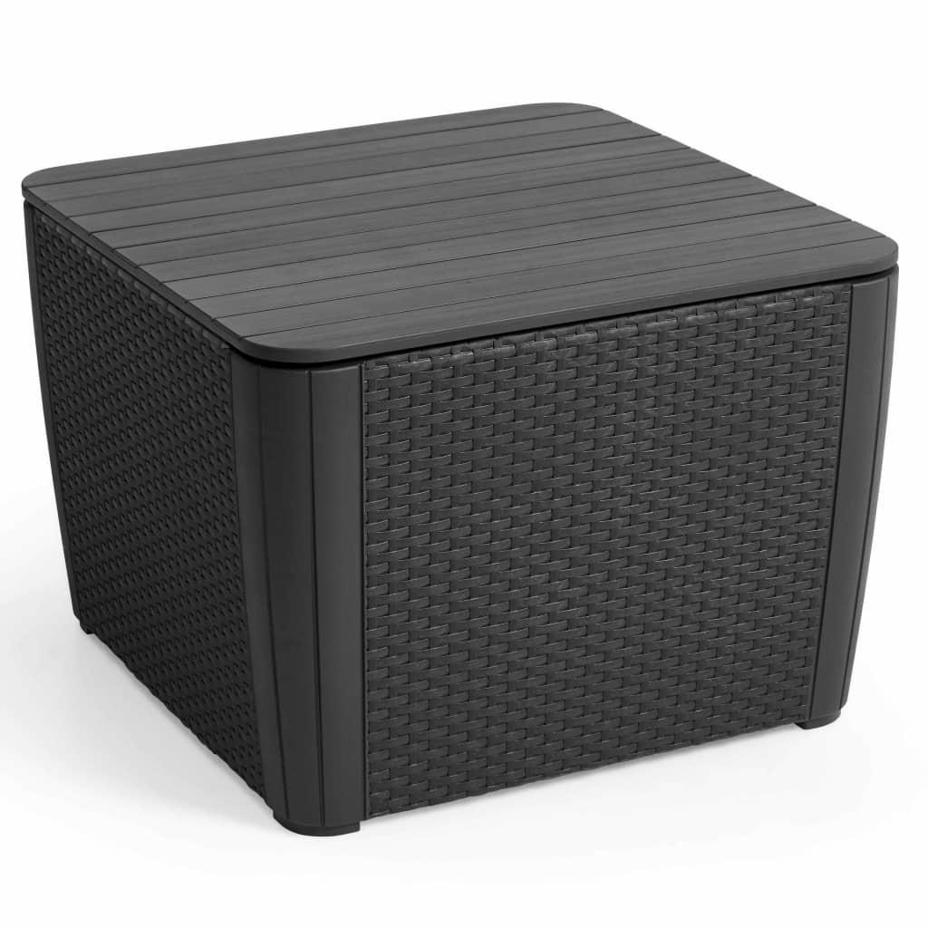 Masa de exterior/gradina/terasa, Allibert, 57 x 57 x 43 cm, Negru