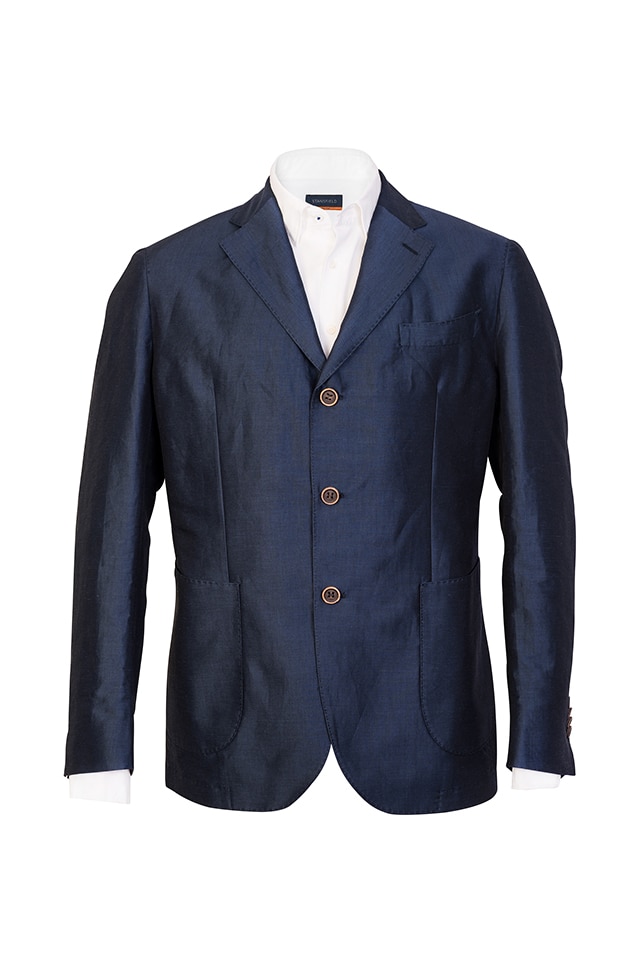 Sacou barbati Stansfield, regular culoare albastru, Albastru