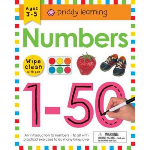 Wipe Clean Workbook: Numbers 1 50 de Roger Priddy