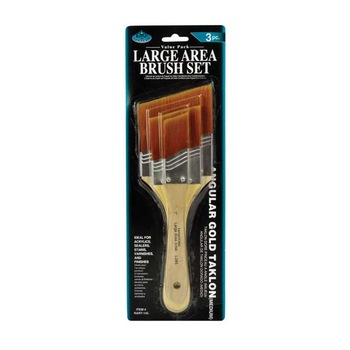Set 3 pensule late fir sintetic Gold Taklon angular Set 3 pensule late fir sintetic Gold Taklon angular