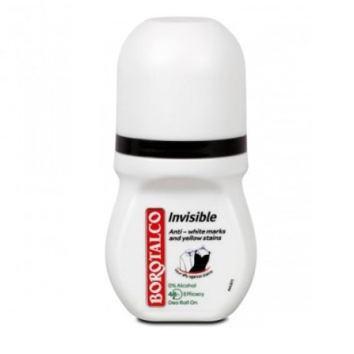 Pachet 3 x Deodorant Roll-On Borotalco Invisible 50 ml
