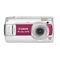 Aparat foto digital Canon PowerShot A470, 7.1MP, rosu - eMAG.ro