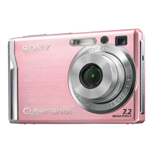 Aparat foto digital Sony DSC-W80, roz - eMAG.ro