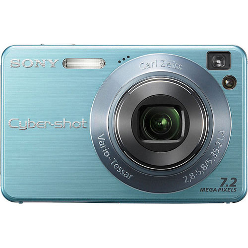 【A3216】 SONY Cyber-shot DSC-W120 ブルー ソニー Aparat foto digital Sony DSC-W120, albastru - eMAG.ro
