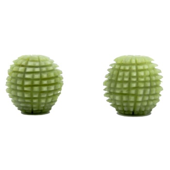 Bile Jinya zimtate pentru masaj din jad, mari Bile Jinya zimtate pentru masaj din jad, mari