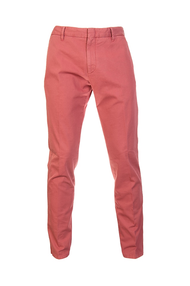 Pantaloni Stansfield casual roz cu cusatura