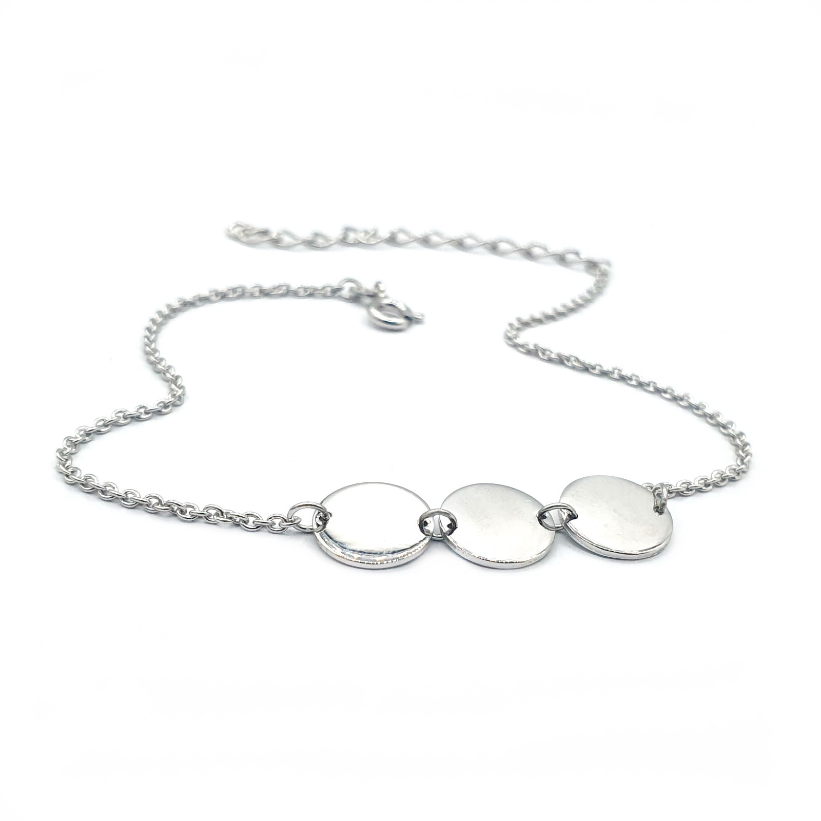 Bratara Din Argint 925 Personalizabila, Pentru Picior, Model Cu