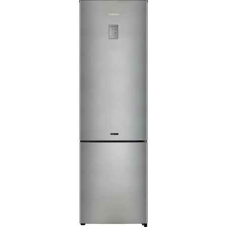 Combina frigorifica Daewoo RN-N536RNS, 362 l, Clasa E, Full No Frost, Iluminare LED, H 200 cm, Inox