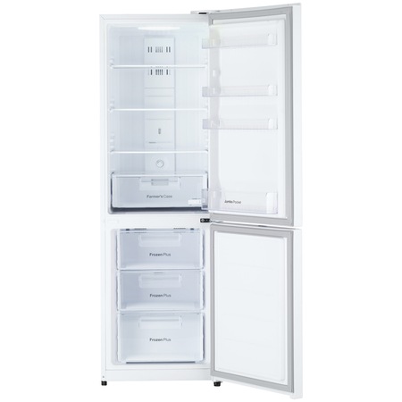 Combina frigorifica Daewoo RN-309RDQW, 305 l, Clasa A+, Full No Frost, Iluminare LED, H 187 cm, Alb