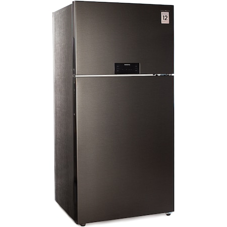 Frigider cu doua usi Daewoo FN-56BNSS, 558 l, Clasa A++, Full No Frost, Iluminare LED, H 177 cm, Inox