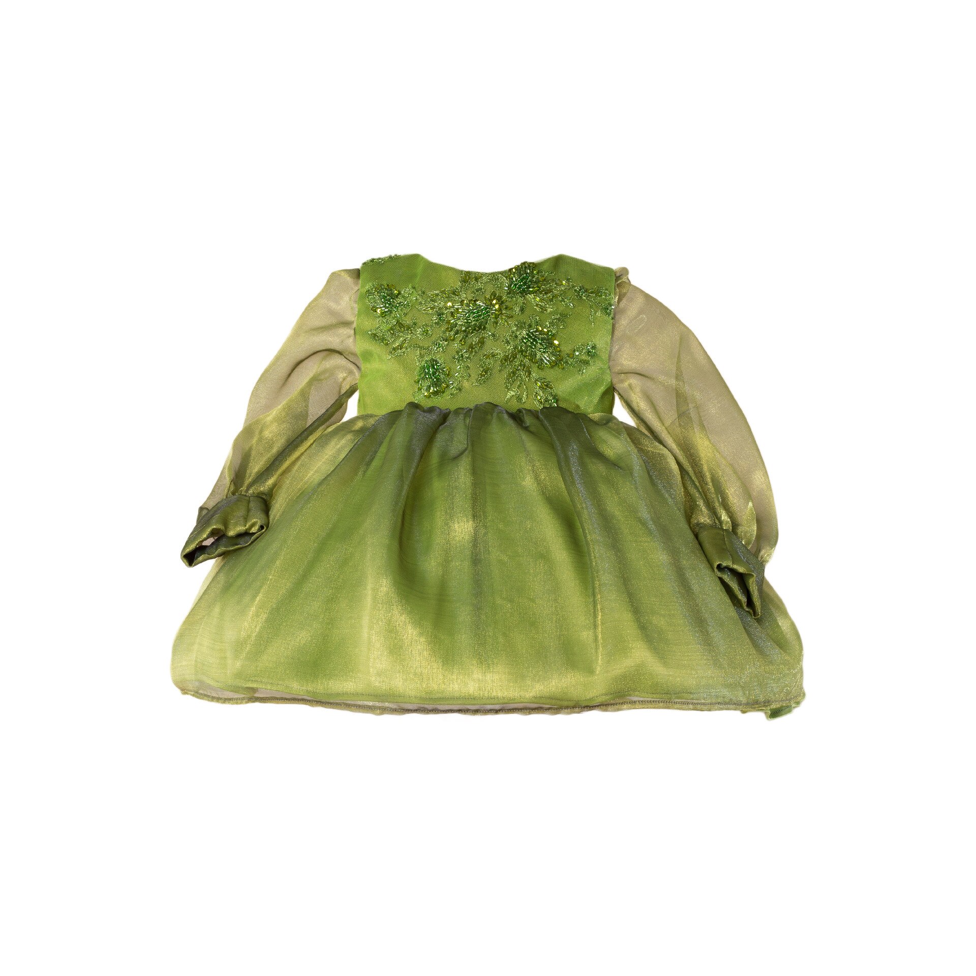 Set 4 piese rochita Augustina organza 3-6 luni