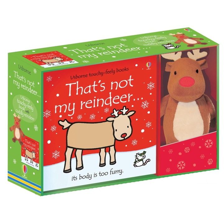 Carte "That's not my reindeer... book and toy", nastere+, Usborne
