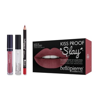 Set Rezistent la Transfer pentru Buze, Bellapierre Kiss Proof Slay, Transfer Lip Collection, Antique Pink Set Rezistent la Transfer pentru Buze, Bellapierre Kiss Proof Slay, Transfer Lip Collection, Antique Pink