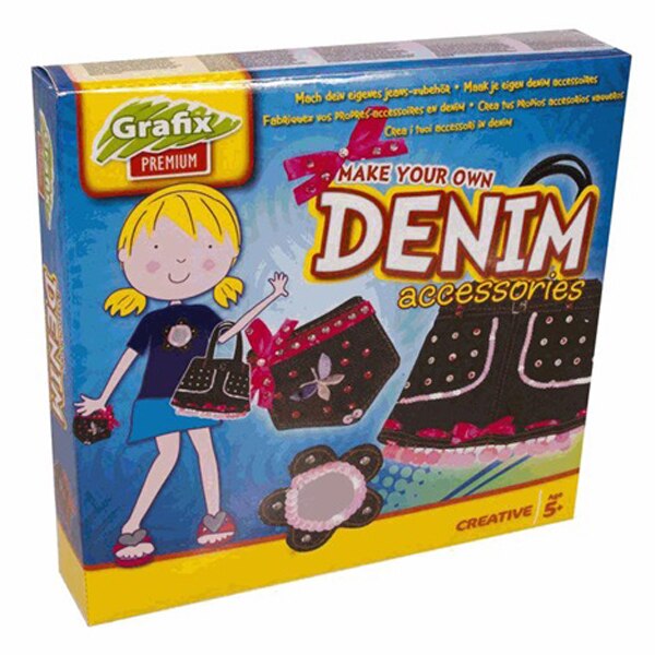 Set decor accesorii din denim - Grafix