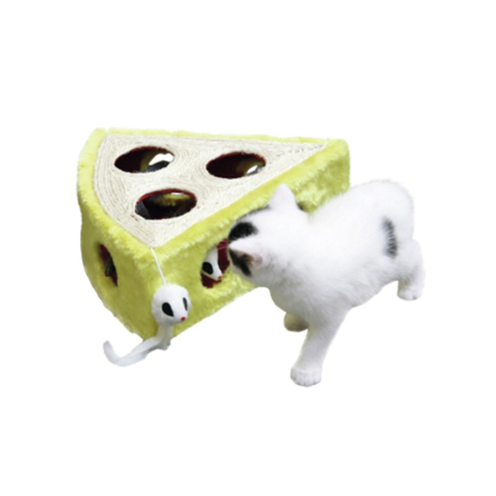 Играчка за котки Kerbl Cheesy, 28x28x10 см