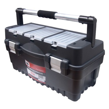 Cutie Plastic Scule Formula S Alu - 55x27x28 cm, tavita interioara, inchizatori metalice Cutie Plastic Scule Formula S Alu - 55x27x28 cm, tavita interioara, inchizatori metalice