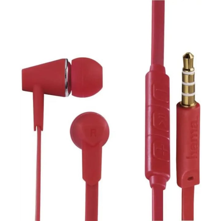 Casti cu fir JR-EW03, Joyroom, Polimer/Metal, mufa de 3.5mm, Argintiu