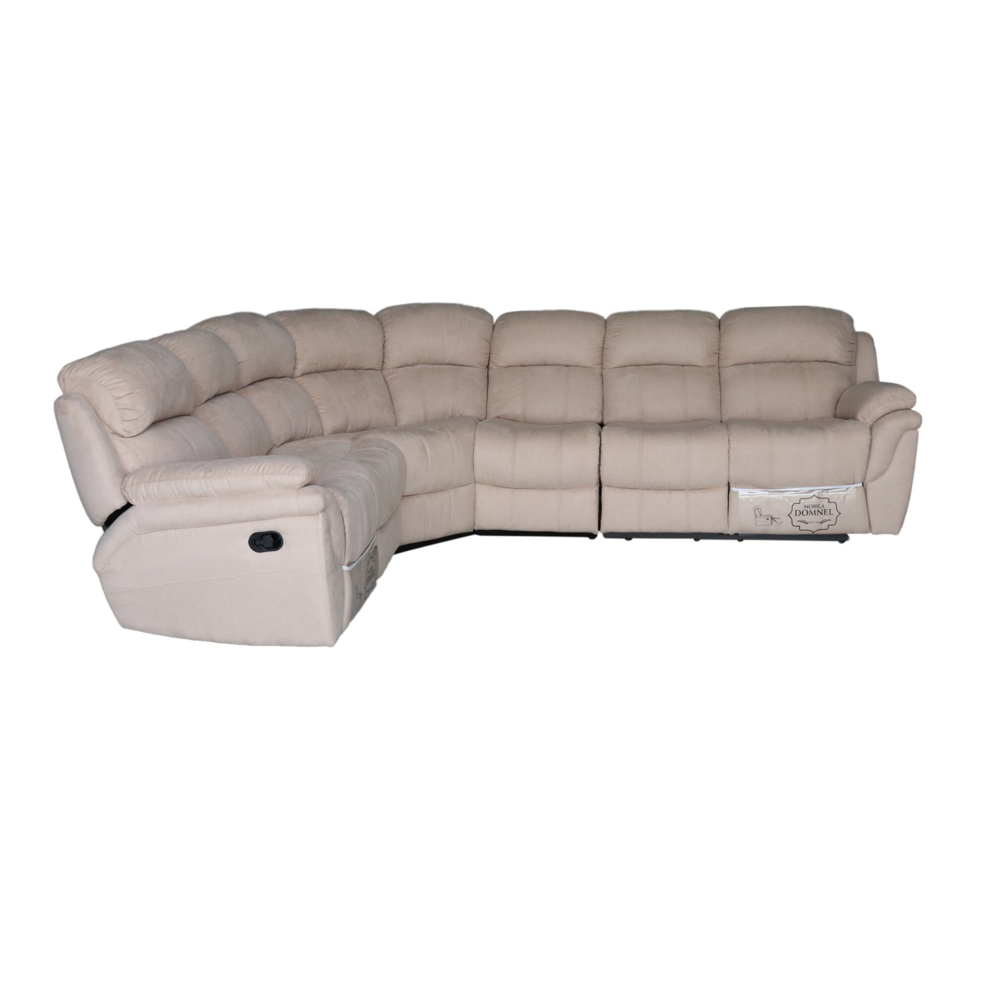 Coltar 2458 cu 2 reclinere manuale, Microfibra Bej 02, INTERSCHIMBABIL