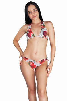 Costum de baie dama doua piese, imprimeu floral, OLIVIA, BLD by Exclusive, Multicolor Costum de baie dama doua piese, imprimeu floral, OLIVIA, BLD by Exclusive, Multicolor