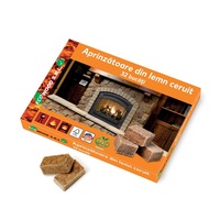 Pastile de aprins focul Eco Wood, lemn ceruit, 32 bucati