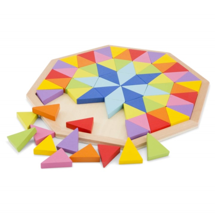 Пъзел New Classic Toys Colorful Octagon със 72 части