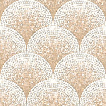 Tapet modern Mozaic Texturat Beaux Arts II BA220043 Crem/Gri 0.53 X 10m=5mp/Rola Tapet modern Mozaic Texturat Beaux Arts II BA220043 Crem/Gri 0.53 X 10m=5mp/Rola