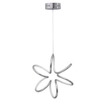 Pendul Led Lux 9166-1, 64 W, 4000 K, 220V, Crom Pendul Led Lux 9166-1, 64 W, 4000 K, 220V, Crom