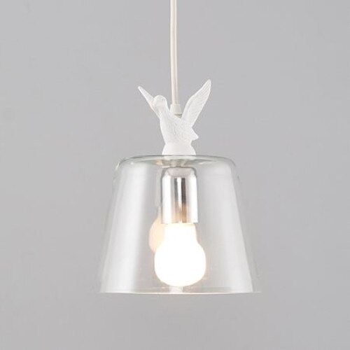 Pendul BIRD 6004-1, 1 x E 27, 40 W, 220V, Alb