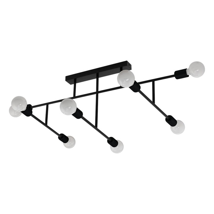 Полилей E27 BELSIANA, 98035, метал, черен, 8X40W