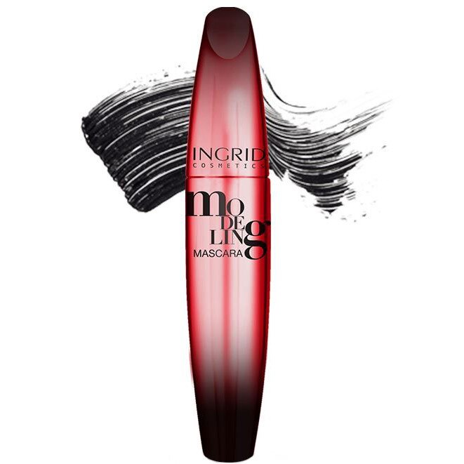 Mascara INGRID Modeling Mascara, Negru, 5 ml