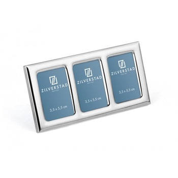 Rama foto Maine 3.5x5.5 cm (3x), placat cu argint lacuit, Bredemeijer Group Rama foto Maine 3.5x5.5 cm (3x), placat cu argint lacuit, Bredemeijer Group