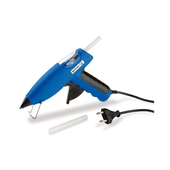 Pistol de Lipit Profesional cu 2 Batoane de Silicon, 20W- max 80W, Kemper Pistol de Lipit Profesional cu 2 Batoane de Silicon, 20W- max 80W, Kemper