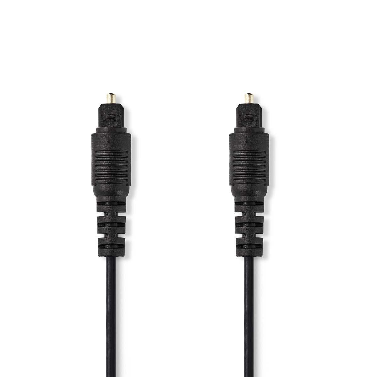 Cablu audio optic Nedis TosLink tata - TosLink tata 3m negru