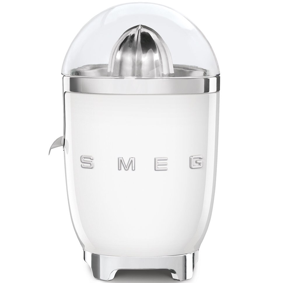 Storcator de citrice Smeg CJF01WHEU, 70 W, recipient de 0.5 l, Alb