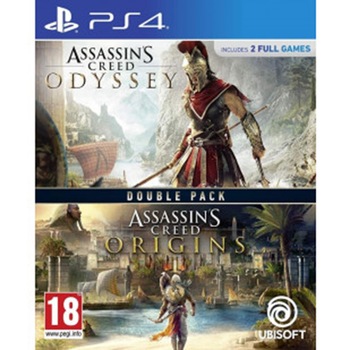 Joc ASSASSINS CREED ODYSSEY & ASSASSINS CREED ORIGINS COMPILATION pentru Playstation 4 Joc ASSASSINS CREED ODYSSEY & ASSASSINS CREED ORIGINS COMPILATION pentru Playstation 4