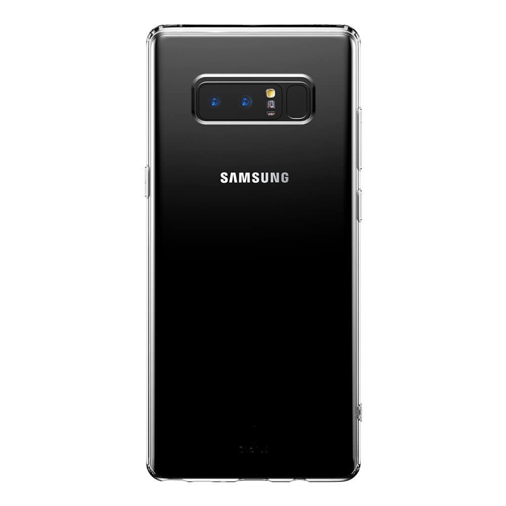 Husa Remax Ultra Subtire + Folie Sticla Securizata - Negru , Samsung Galaxy Note 8