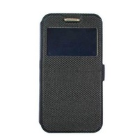 Husa Time View cu magnet lateral pentru Asus Zenfone GO ZC500TG, Black