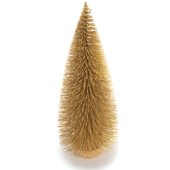 Bradut Holly decorativ 22cm auriu Bradut Holly decorativ 22cm auriu