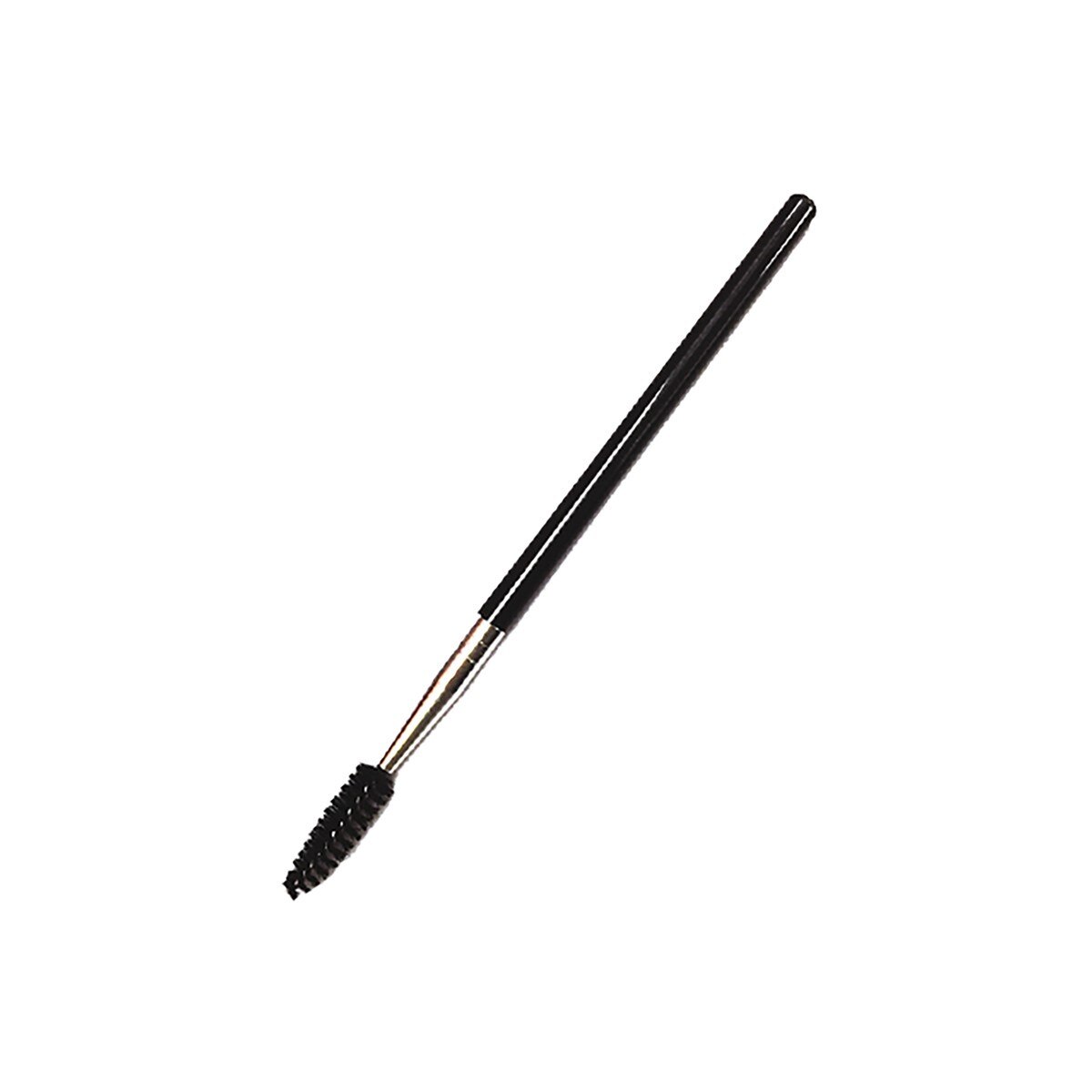 Perie pentru sprancene MoonbasaNails, Negru/ Argintiu