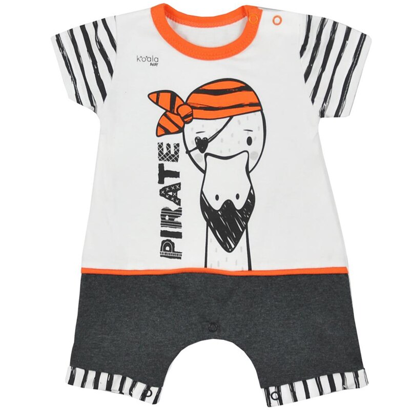 Salopeta cu maneca scurta pentru bebelusi Pirate Koala 07-722P, Multicolor, 68