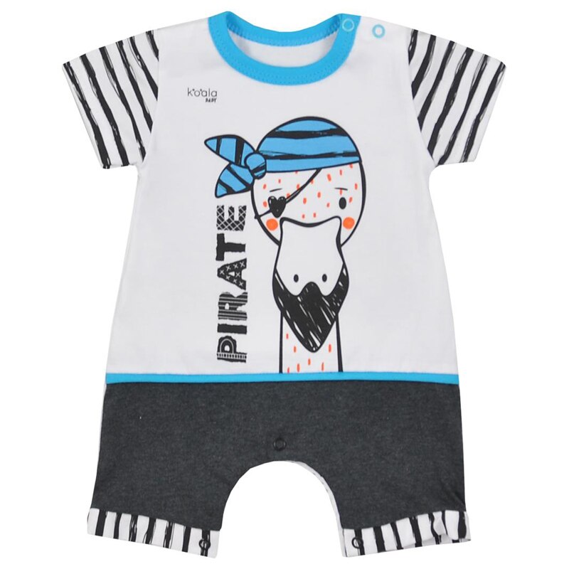 Salopeta de vara pentru baieti Pirate Koala 07-7222, Multicolor, 74