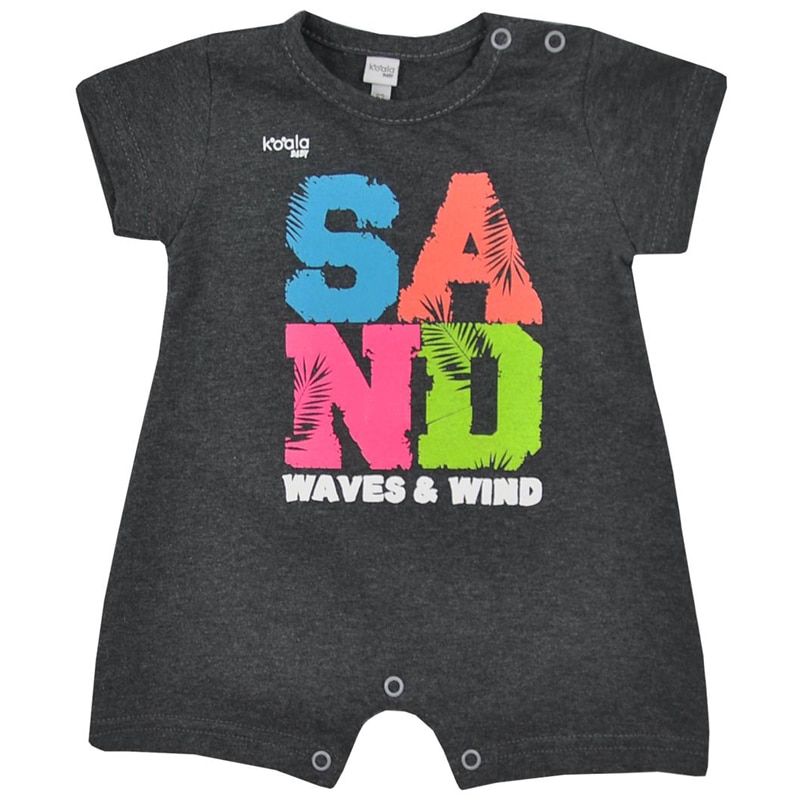 Salopeta cu maneca scurta pentru bebelusi Sand Koala 07-715R, Multicolor, 74