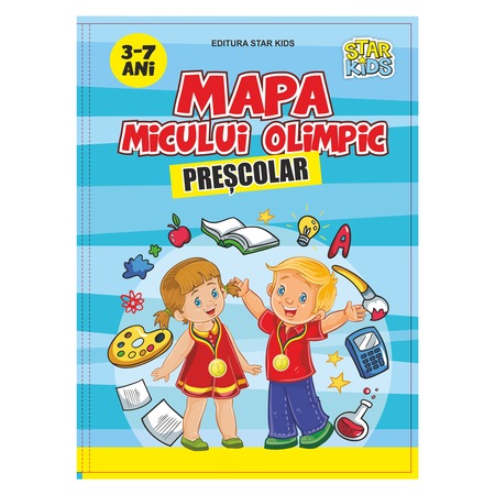 Mapa Micului Olimpic Prescolar 46 Fise Activitati Integrate Flashcards Diploma A4 Cartoane Animale Concurs Interdisciplinar 229 X 320 Mm Emag Ro