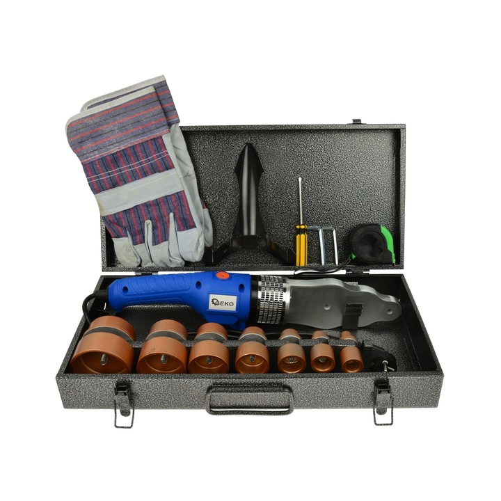 Комплект машина за термопластични тръби GEKO G81033 Premium