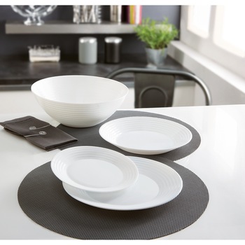Serviciu de masa Luminarc Harena, 19 piese, White Serviciu de masa Luminarc Harena, 19 piese, White