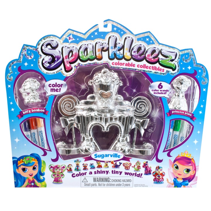 Figurák Sparkleez Princess - Sparkleez-Shiny Metallic-Castle, 40501.