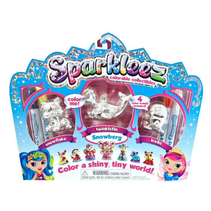 Фигурки Sparkleez Tiny Спарклиз-БлестящМеталик-Ice, 40414.