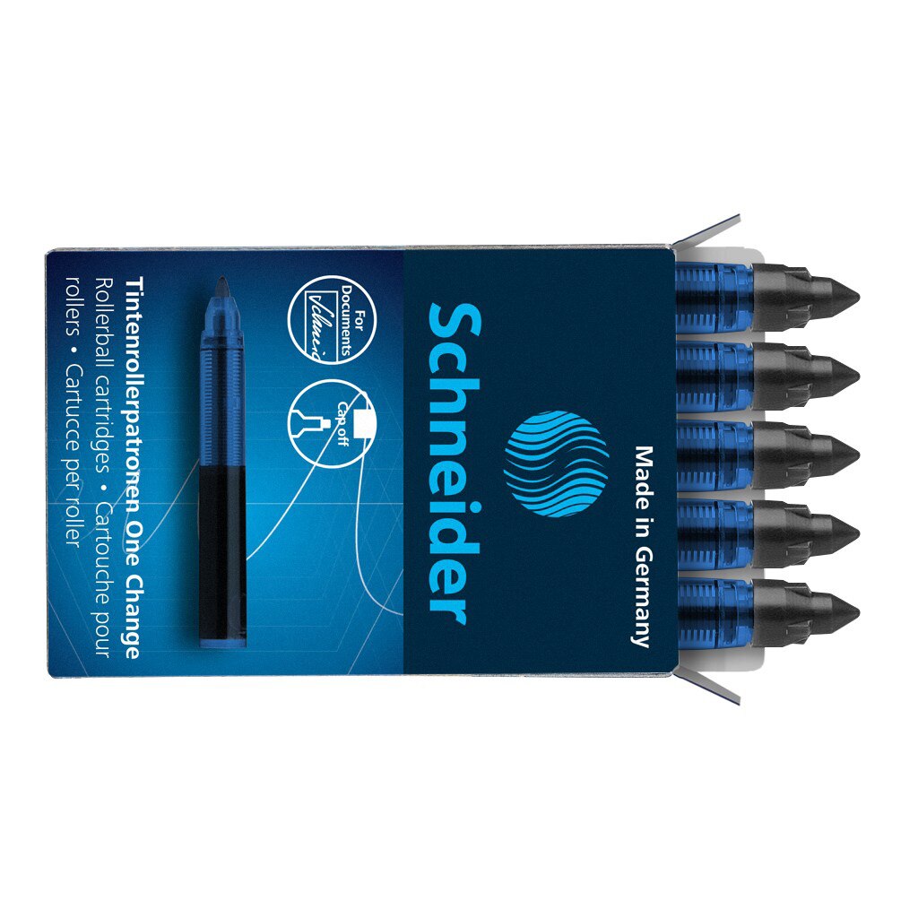 Rezerva roller Schneider, 0.6mm, 5 buc/set, negru
