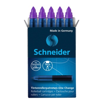 Rezerva roller Schneider, 0.6mm, 5 buc/set, violet Rezerva roller Schneider, 0.6mm, 5 buc/set, violet